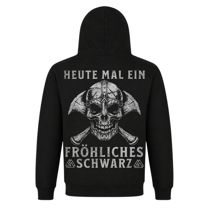 Fröhliches Schwarz - Premium Hoodie Unisex - Black
