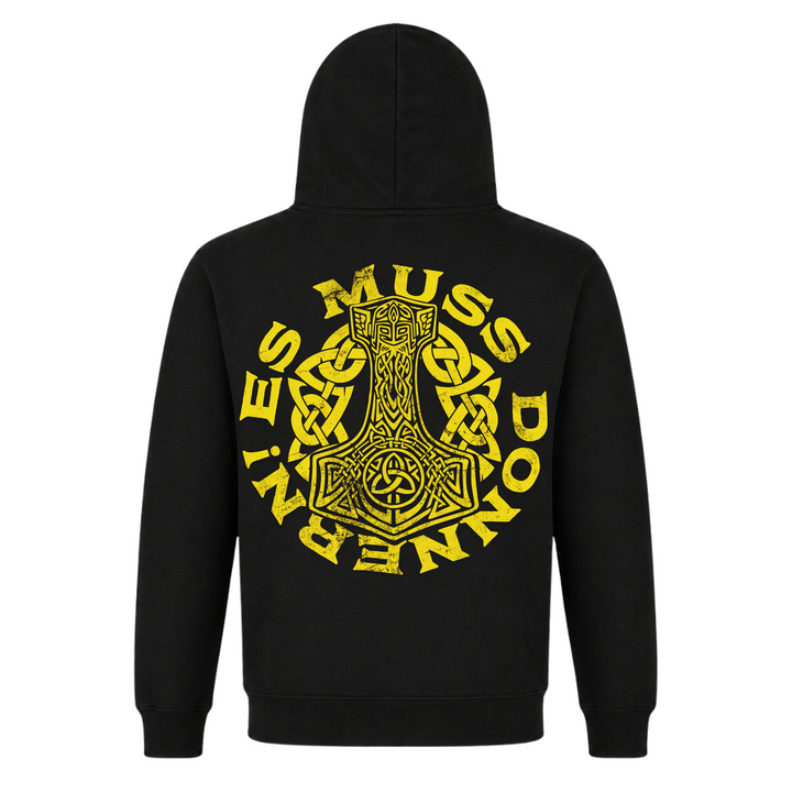 Es muss Donnern - Premium Hoodie Unisex - Black