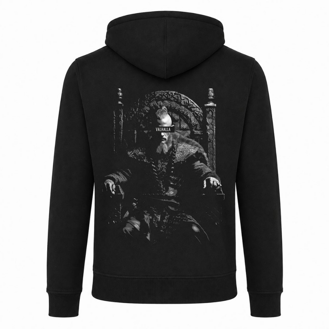 Valhalla - Premium Hoodie Unisex Heavy Zip Hoody - schwarz