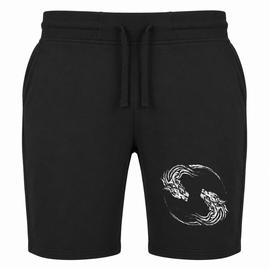 Geri & Freki - Terry Shorts - schwarz