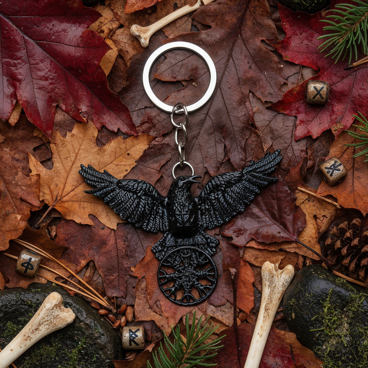 Rabe - Schlüsselanhänger