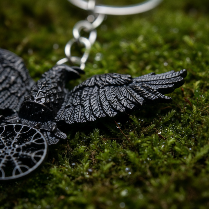 Rabe - Schlüsselanhänger