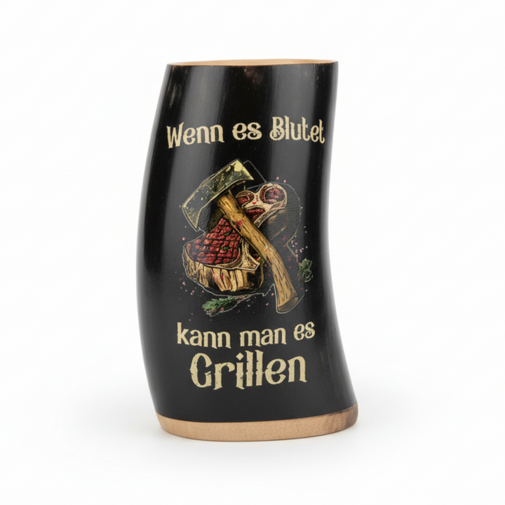 Wenn es blutet - Wikinger Horn Trinkbecher