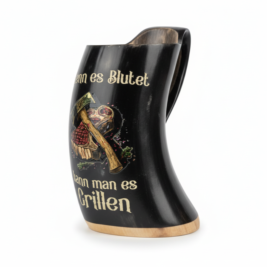 Wenn es blutet - Wikinger Horn Trinkbecher