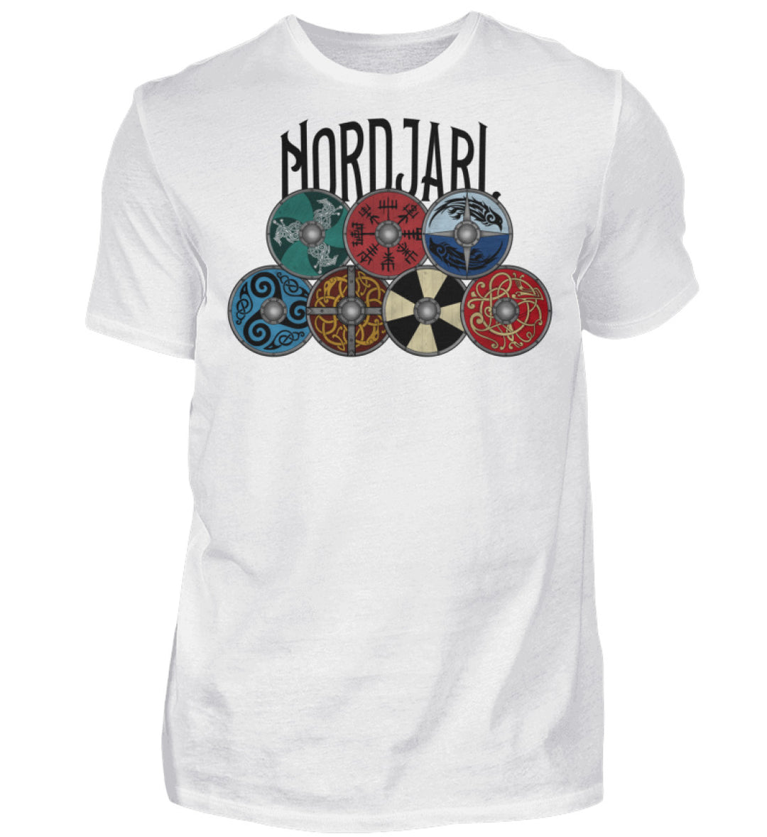Schildwall Weiss  - Herren Shirt