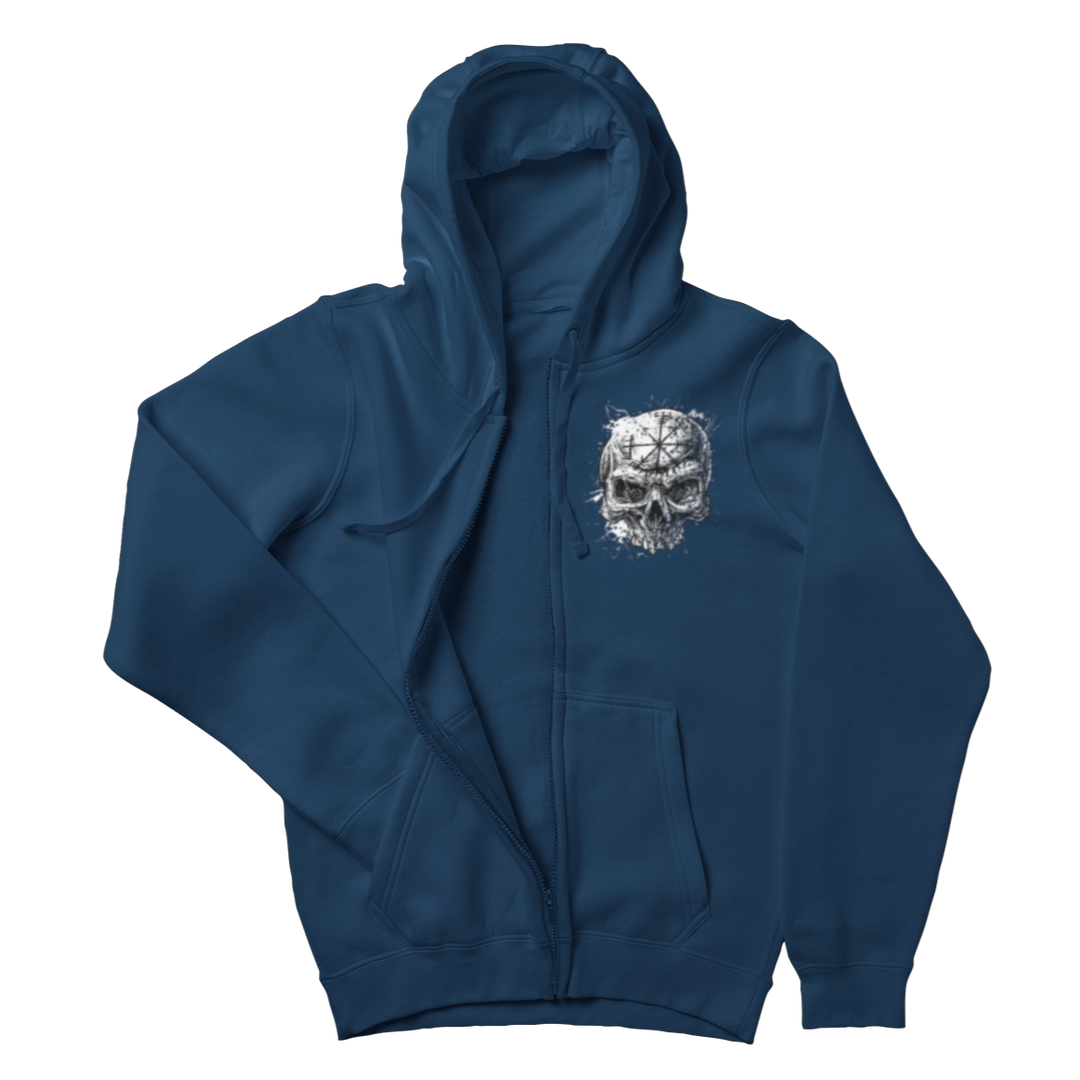 Viking Skull  - Zip-Hoodie