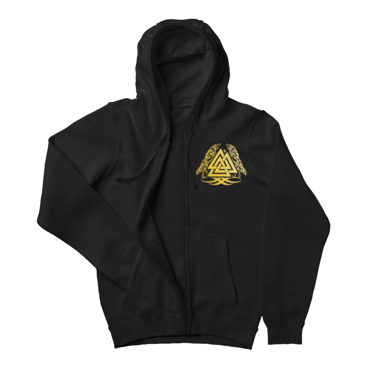 Valknut Gold  - Zip-Hoodie