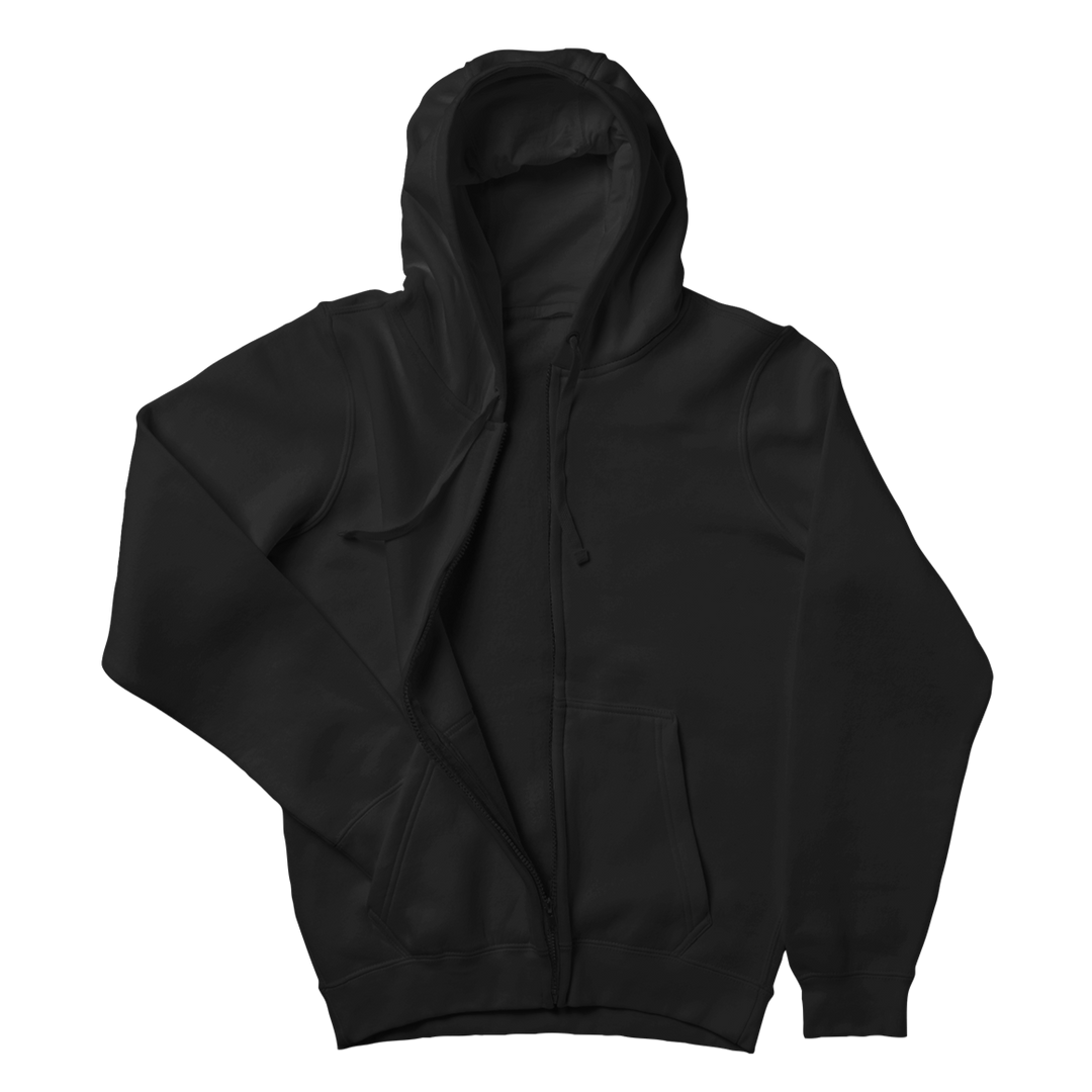Mannaz Rune   - Zip-Hoodie
