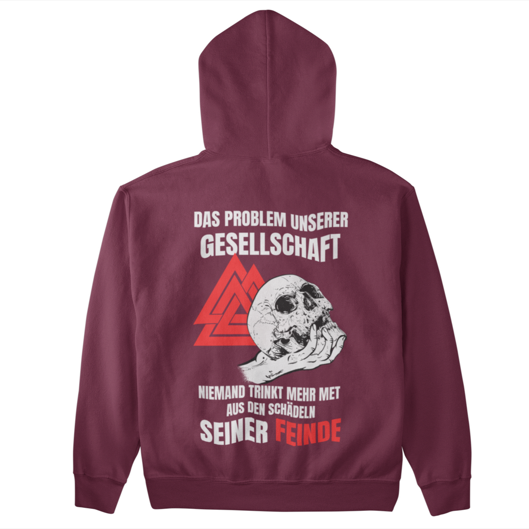 Das Problem unserer Gesellschaft   - Unisex Organic Hoodie