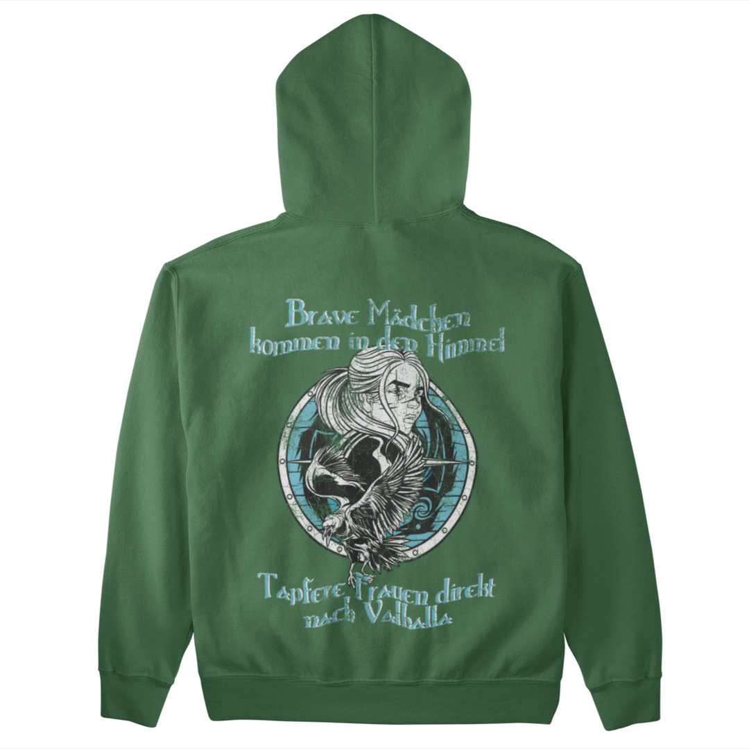 Brave Mädchen   - Unisex Kapuzenpullover Hoodie