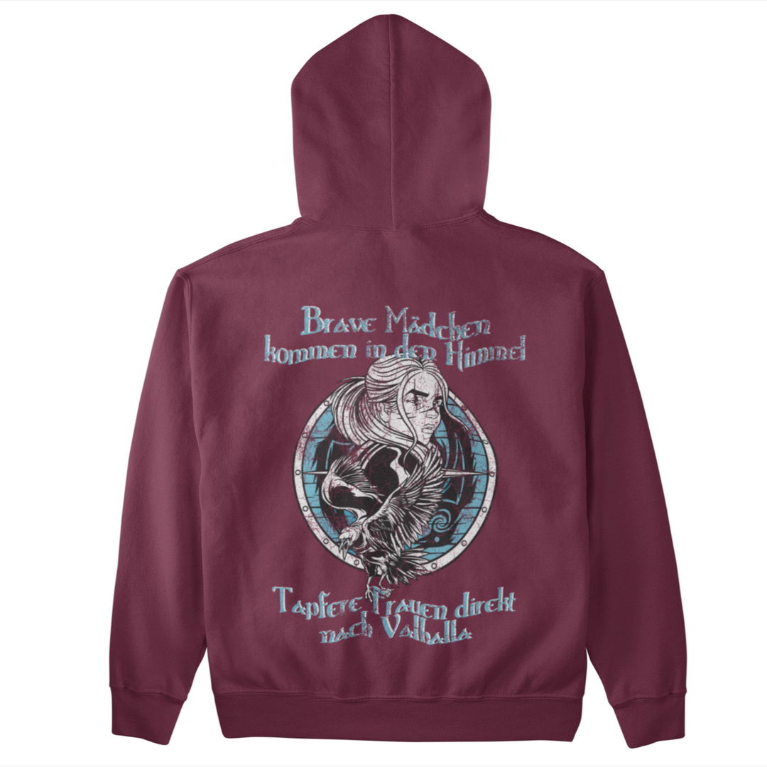 Brave Mädchen   - Unisex Kapuzenpullover Hoodie