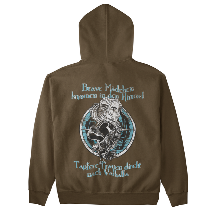 Brave Mädchen   - Unisex Kapuzenpullover Hoodie