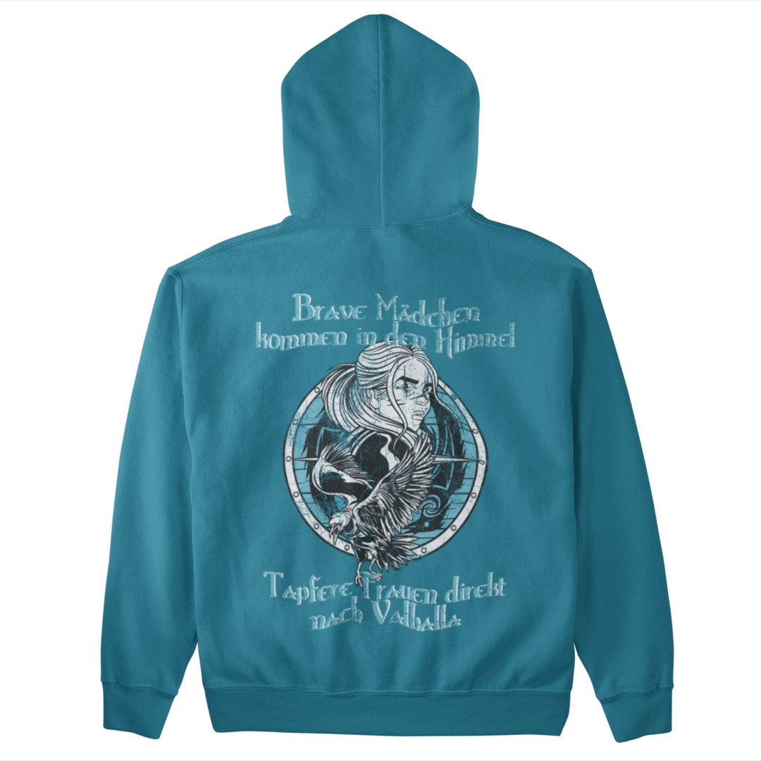 Brave Mädchen   - Unisex Kapuzenpullover Hoodie