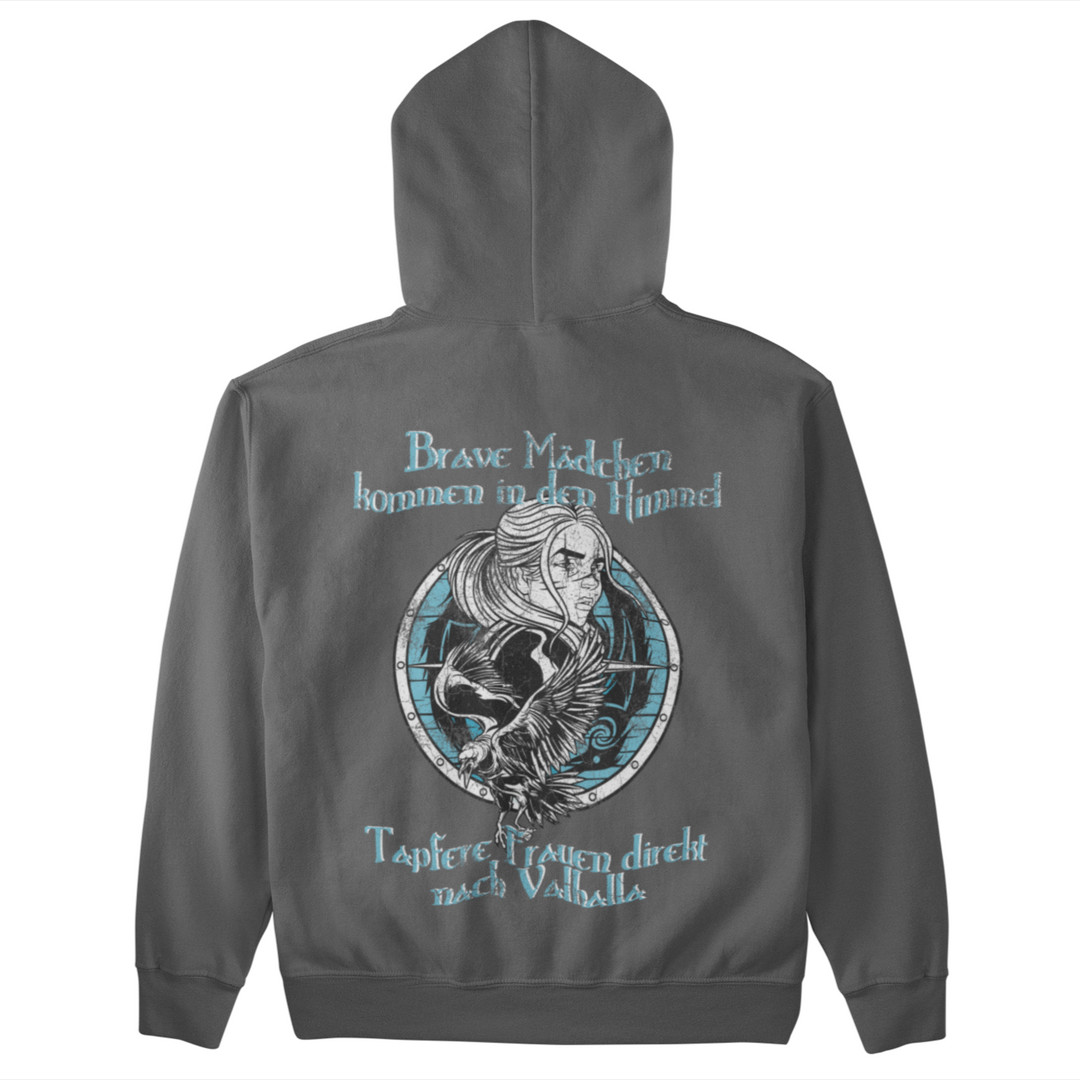 Brave Mädchen   - Unisex Kapuzenpullover Hoodie