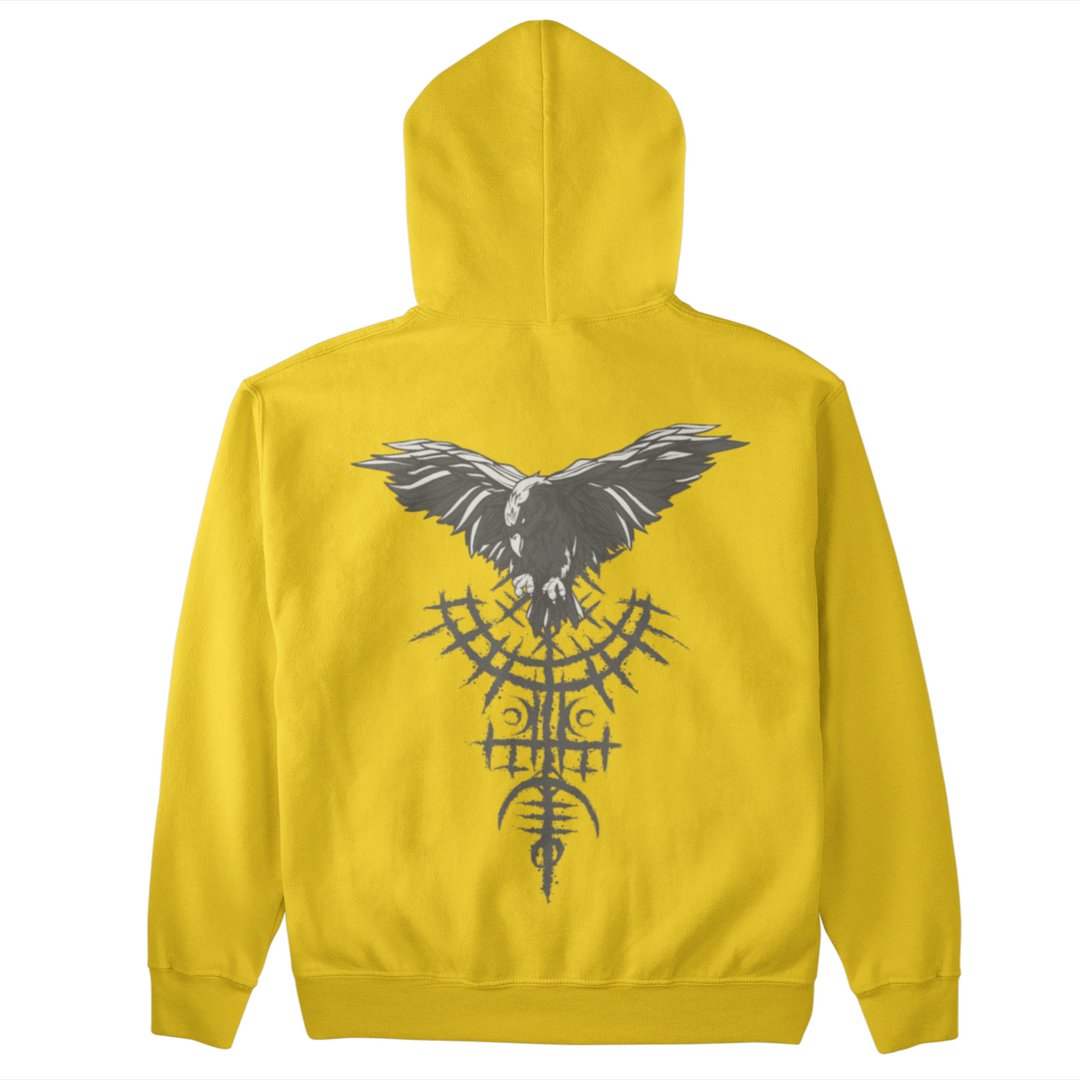 Munin Rabe  - Unisex Kapuzenpullover Hoodie