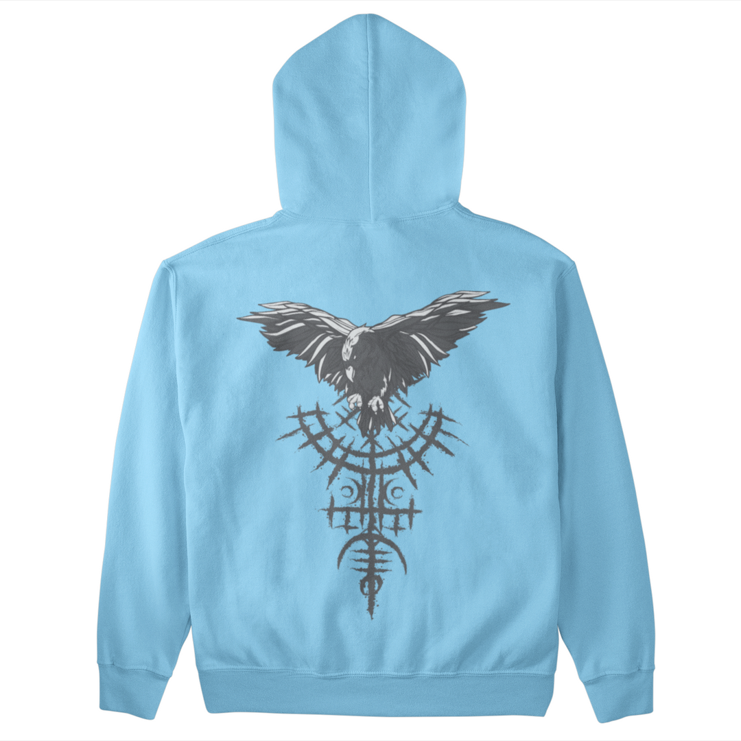 Munin Rabe  - Unisex Kapuzenpullover Hoodie