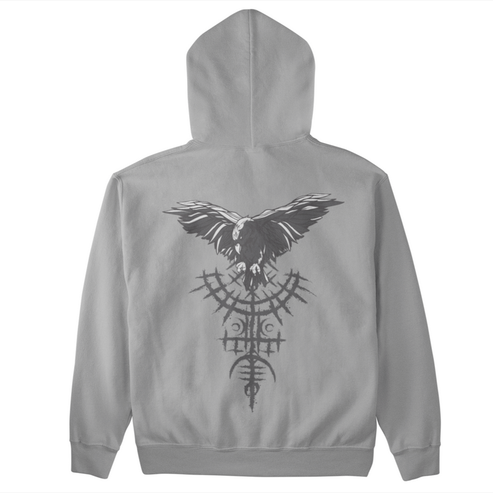 Munin Rabe  - Unisex Kapuzenpullover Hoodie