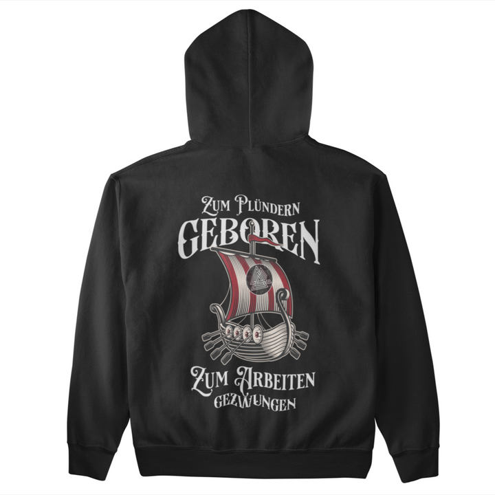 Zum plündern geboren   - Unisex Organic Hoodie