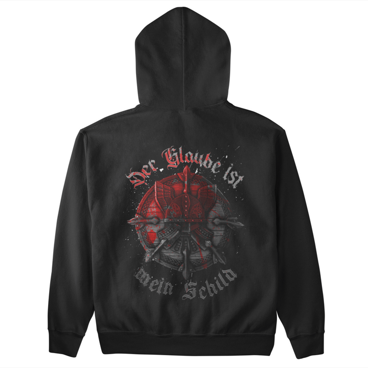 Der Glaube ist mein Schild   - Unisex Organic Hoodie