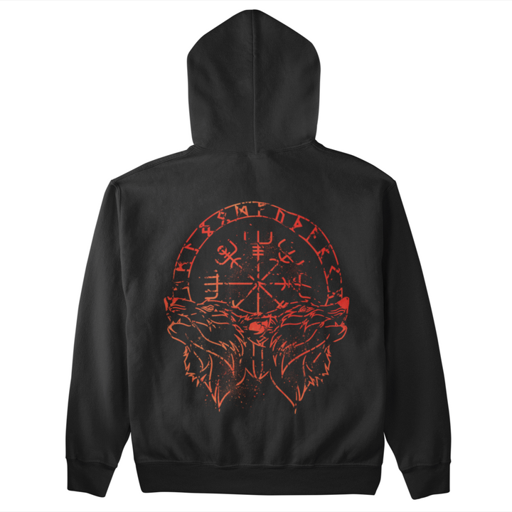 Feuer Wolf  - Unisex Organic Hoodie