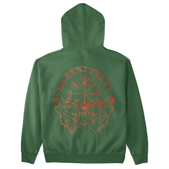 Feuer Wolf  - Unisex Organic Hoodie