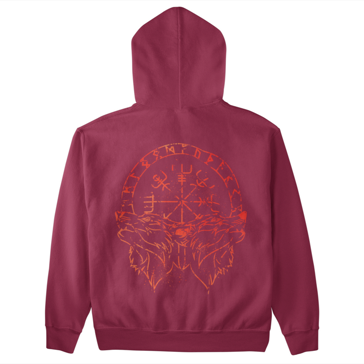 Feuer Wolf  - Unisex Organic Hoodie