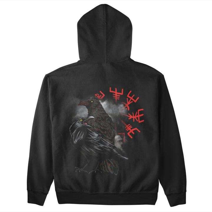 Hugin & Munin   - Unisex Organic Hoodie