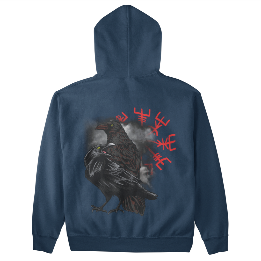 Hugin & Munin   - Unisex Organic Hoodie