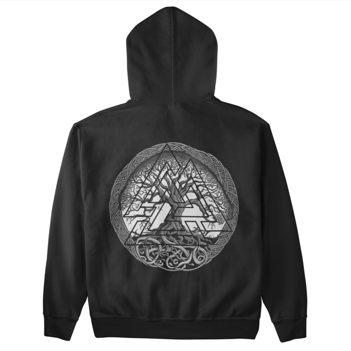 Yggdrasil Valknut   - Unisex Kapuzenpullover Hoodie