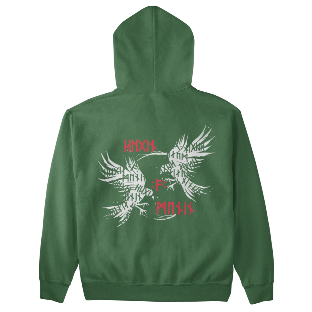 Munin & Hugin   - Unisex Organic Hoodie