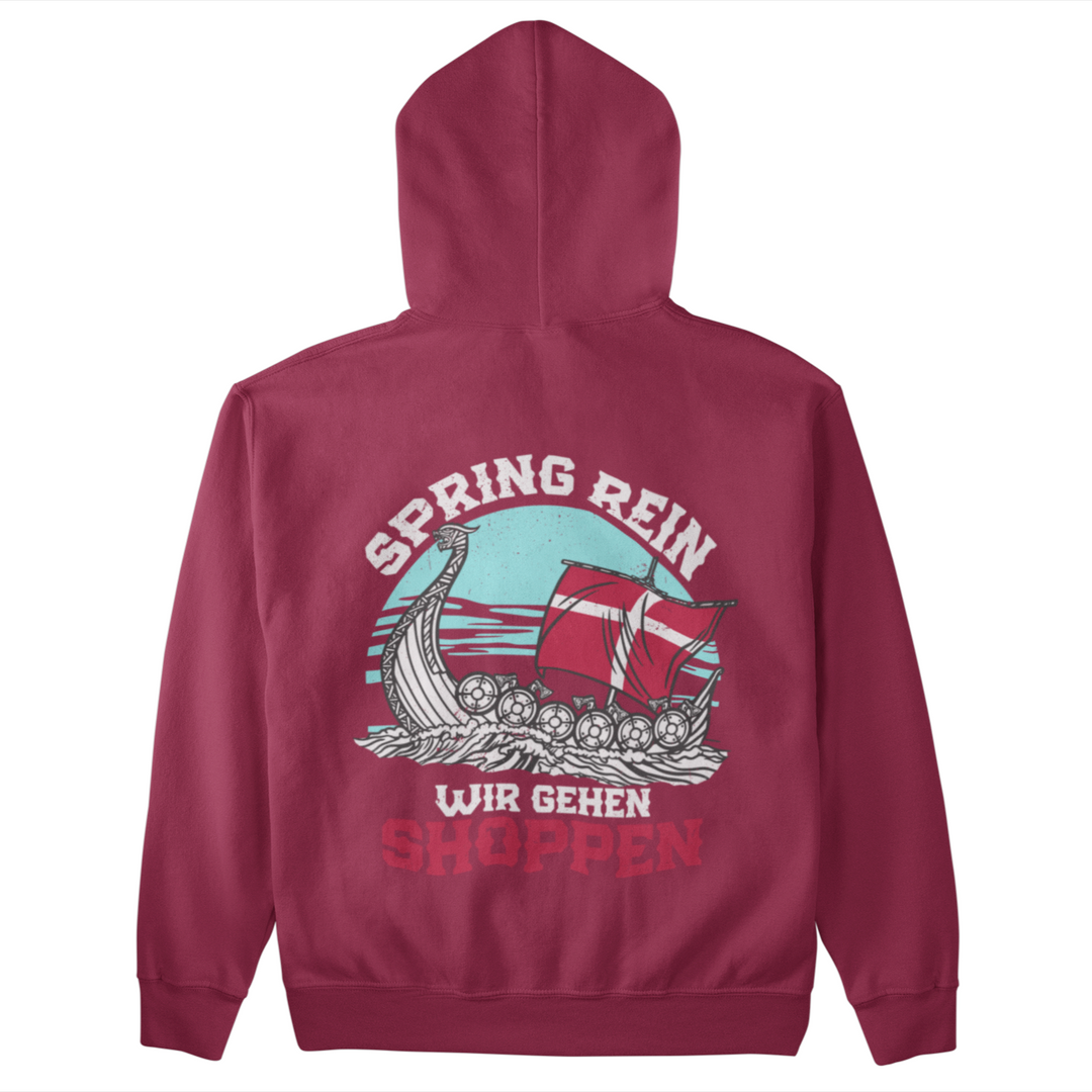 Wir gehen Shoppen  - Unisex Kapuzenpullover Hoodie