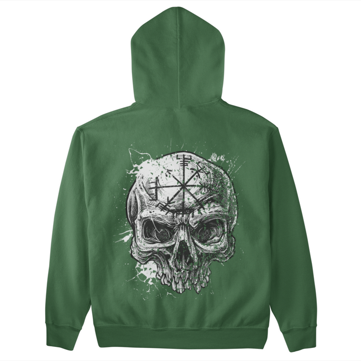 Viking Skull  - Unisex Organic Hoodie