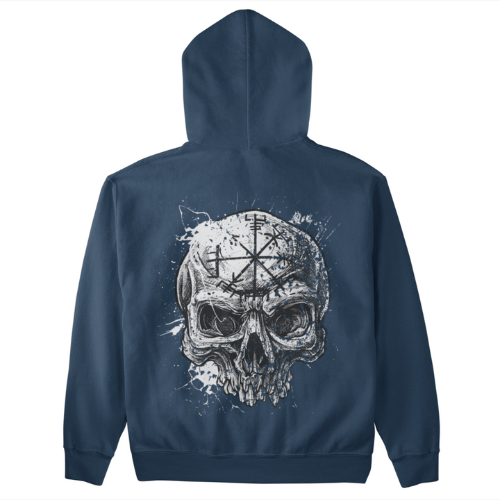 Viking Skull  - Unisex Organic Hoodie