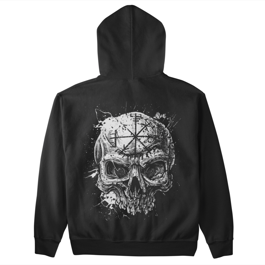 Viking Skull  - Unisex Kapuzenpullover Hoodie