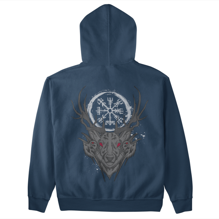 Viking Deer - Unisex Organic Hoodie