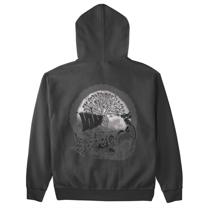 Wikinger Schiff  - Unisex Kapuzenpullover Hoodie