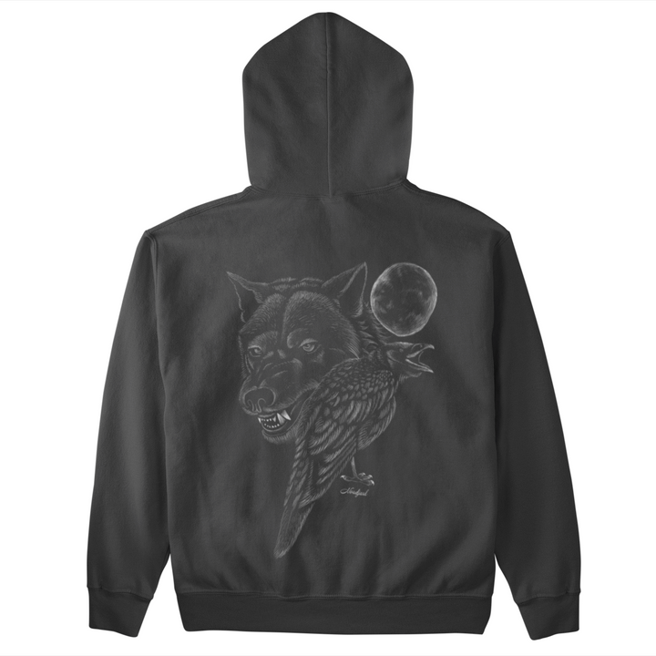 Rabe Wolf  - Unisex Organic Hoodie