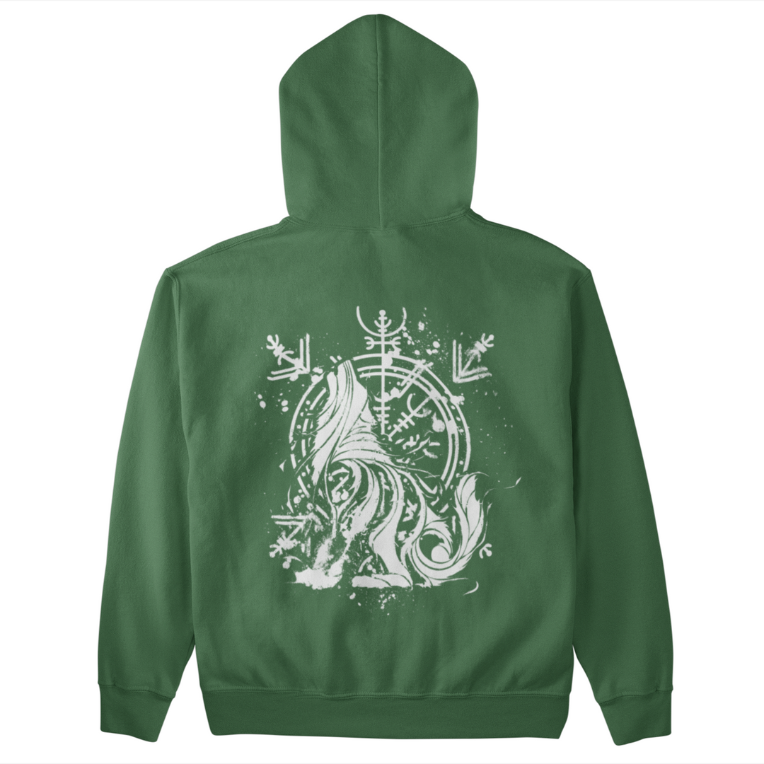 Wolf Odins  - Unisex Kapuzenpullover Hoodie