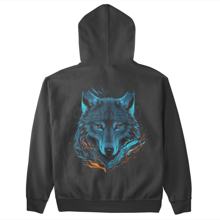 Wolf  - Unisex Kapuzenpullover Hoodie