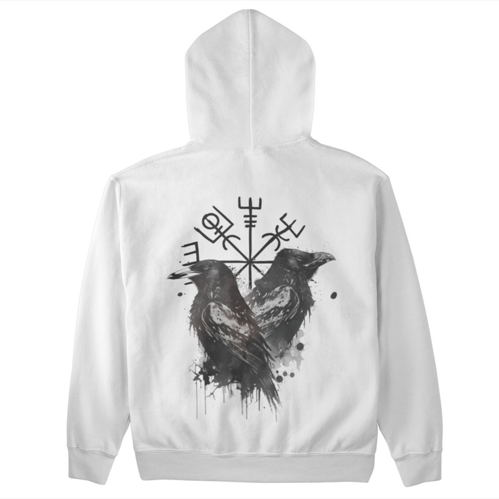 Munin & Hugin Vegvisir  - Unisex Kapuzenpullover Hoodie