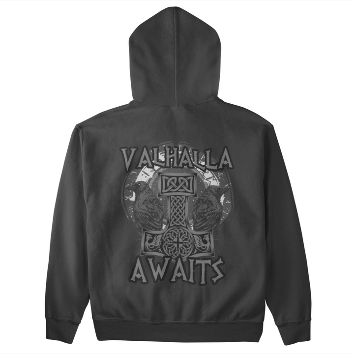 Valhalla Awaits  - Unisex Organic Hoodie