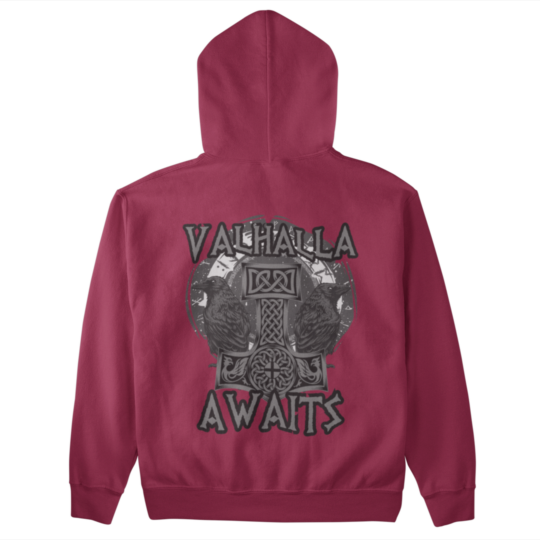 Valhalla Awaits  - Unisex Organic Hoodie