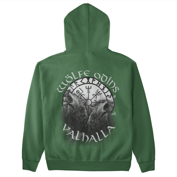 Wölfe Odins  - Unisex Kapuzenpullover Hoodie