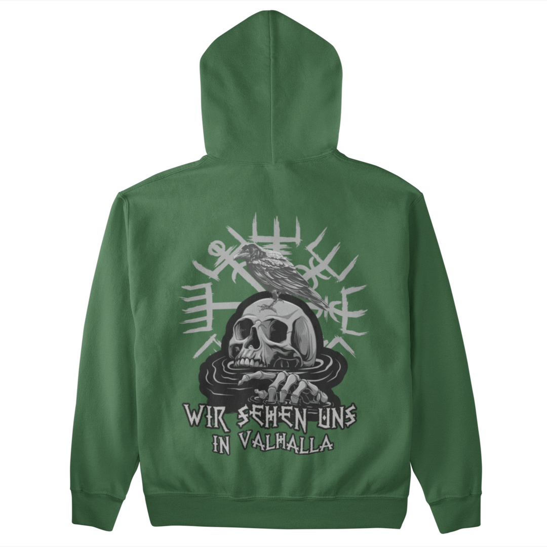 Wir sehen uns in Valhalla  - Unisex Organic Hoodie