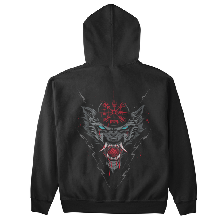 Fenrir Valknut  - Unisex Organic Hoodie