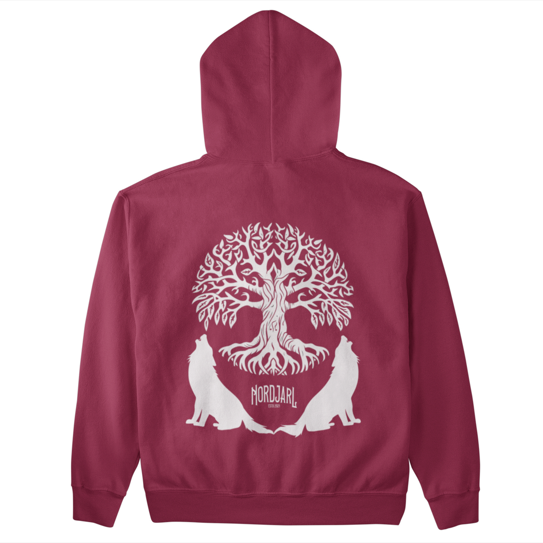 Wölfe Yggdrasil  - Unisex Organic Hoodie