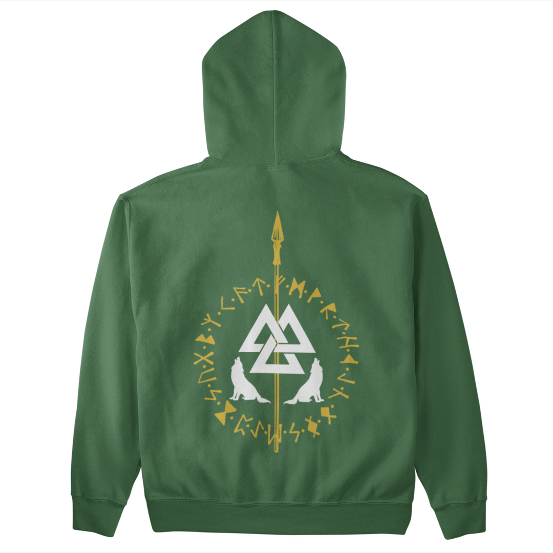 Speer Valknut  - Unisex Organic Hoodie