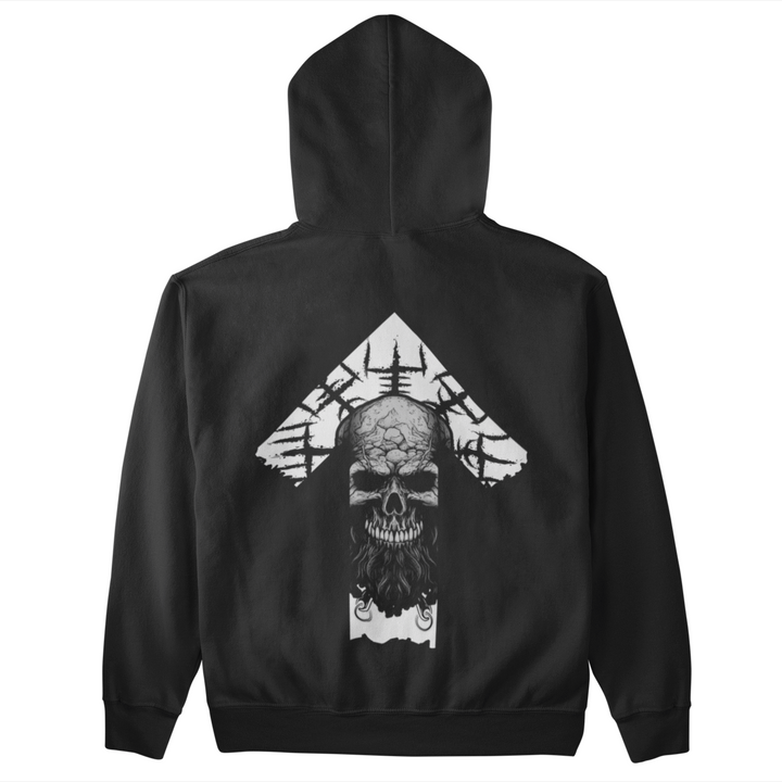 Pfeil Schädel  - Unisex Organic Hoodie