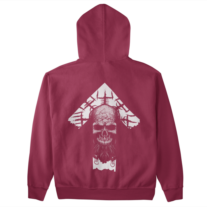 Pfeil Schädel  - Unisex Kapuzenpullover Hoodie