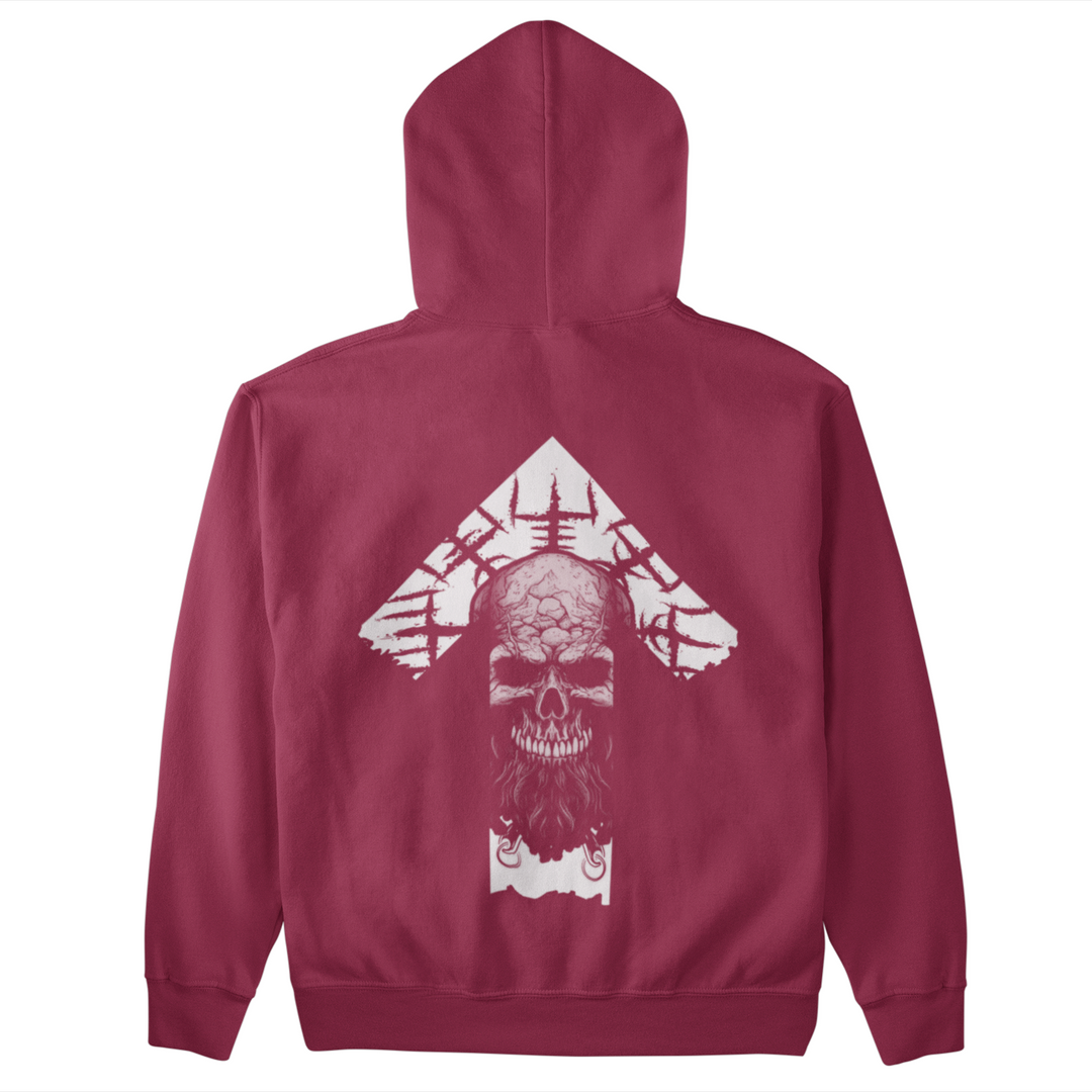 Pfeil Schädel  - Unisex Organic Hoodie